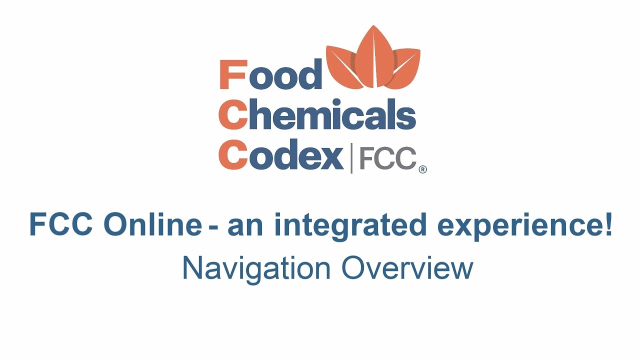  Tiêu chuẩn  FCC Food Chemicals Codex là gì?